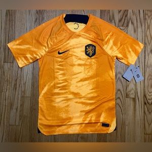 Nike Dri-FIT Netherlands Home Soccer Jersey Men’s sz S new orange